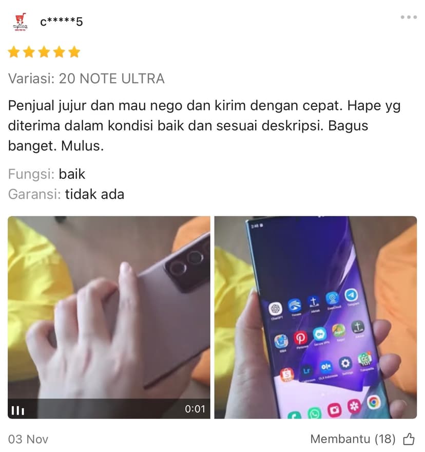Testimonial